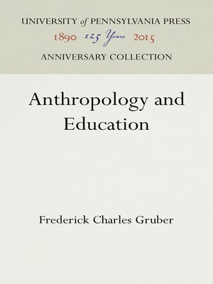 cover image of Anthropology and Education